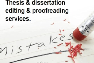 edit masters dissertations, MBA, dba, dnp and proofread phd thesis writings
