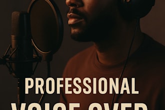 record english and nigerian accent voice overs for you