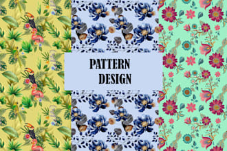 design seamless pattern for textile