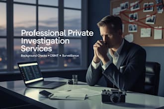 be your intelligence analyst, private investigator, USA UK global, dfir, osint