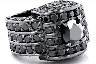 do 3d jewelry model, hip hop jewelry design, cuban design, 3d rendering, stl