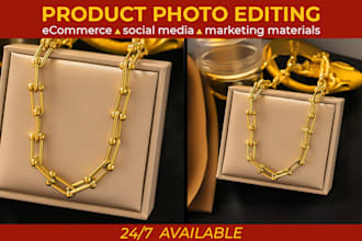commercial product photo editing and retouching