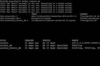 setup plausible analytics on el