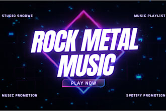 do heavy rock metal music promotion to top 120 spotify playlisting curators