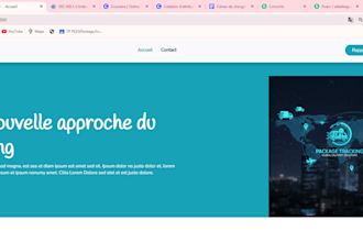 create a website with laravel