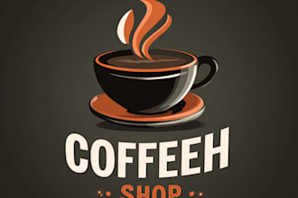 make design high quality coffee shop logo