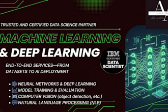 build machine learning and deep learning models