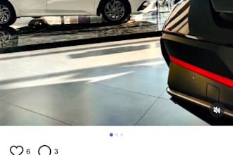 edit car photos and give amazing captions