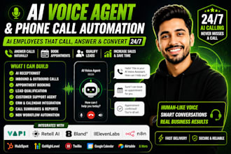 build ai voice agents, ai phone callers and appointment booking
