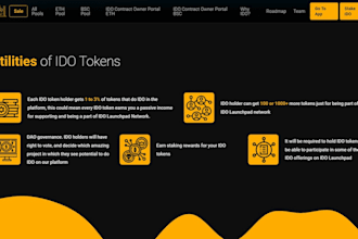 presale website, memecoin website, smart contract, ico, ido, launchpad, pepecoi