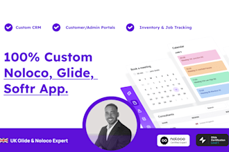 build you a custom app on glide, nolco or softr, no code