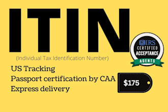 get an itin individual tax identification number for you