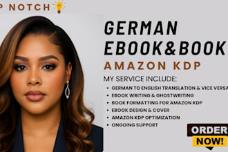do german ebook writing book formatting ebook design translate german to english