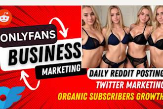 do onlyfans, fanvue, patreon promotion nsfw ai model x followers via reddit post