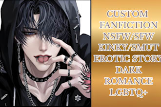 write anime manga nsfw fanfiction erotica smut kink lgbtq romance ghostwriter