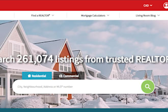 build property management website real estate landing page airbnb listing