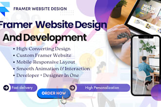 do high converting framer website design, framer landing page, framer developer