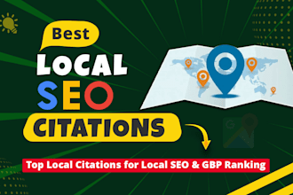 build 300 high da local citations and business directory listings manually