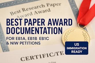 provide best paper award documentation for eb1a, eb1b, eb1c, eb1 niw requirement