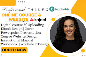 do online course promotion, course creation, course upload, course migration