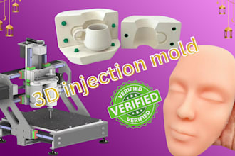 design 3d product models, chocolate molds, injection molds, jewelry  cnc files