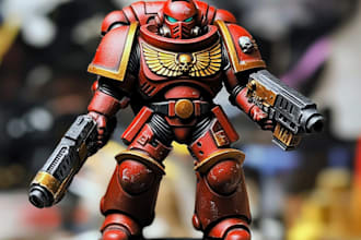 paint your warhammer  army or character models