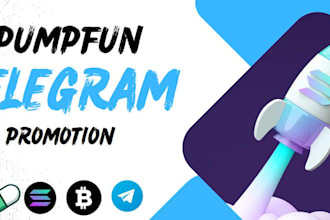 do pump fun promotion telegram promotion to 100m whale investors to hit mc