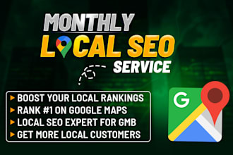 fix and optimize your local SEO and rank you in the local 3 pack