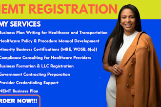 do nemt, business plan, home care, policy and procedure healthcare