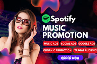 do spotify album promotion, spotify music track promotion