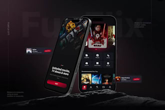 develop live streaming app video music streaming app  streaming website