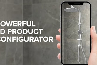 create a 3d product configurator website with threejs, webgl, gsap and webflow