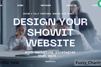 build professional showit website for coaches and personal brands