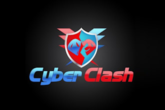 design good looking unique cyber clash logo