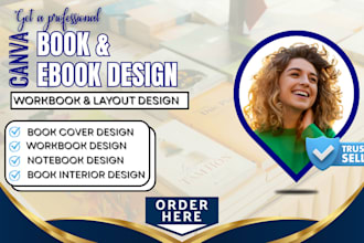 design canva ebook canva workbook workout plan layout design ebook formatting
