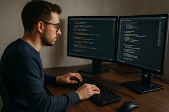develop anything in js, CSS, HTML and mysql