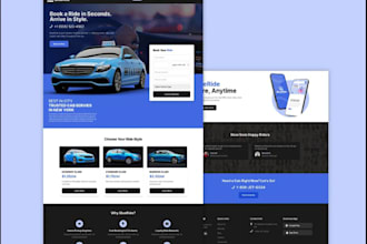 build train, bus, taxi, cab, car, transport website, mobile app