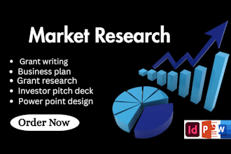 write your grant proposal, business plan, investor pitch deck, powerpoint design