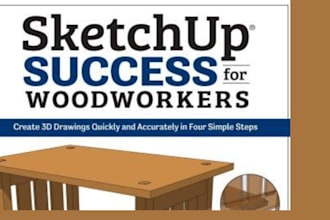 create sketchup 3d models for your woodworking furniture plan  DIY woodworking