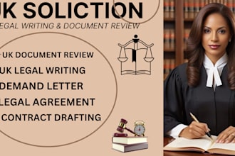be your UK solicitor, contract drafting, demand letter, UK document review