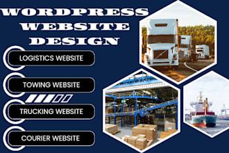 logistics website towing website trucking website courier website cargo website