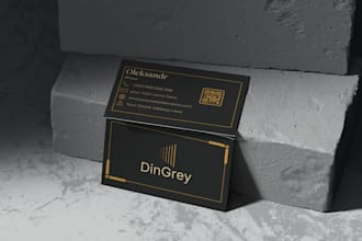 design a professional and modern business card