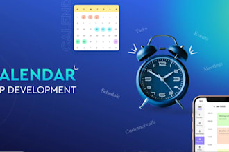 develop ai meeting scheduling app, calendar sync app, reminder app