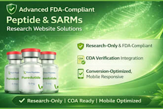 build peptide website fda research peptide peptide store woocomerce fda website