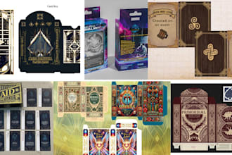 draw party card game drinking card game  adult game card design card box mockup