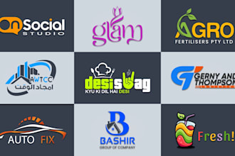 do modern minimalist custom business logo design