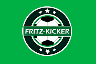 design powerful aesthetics football logo for fritz kicker