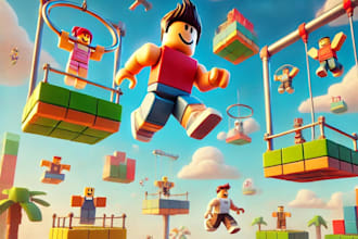 build roblox map, terrain map, tycoon map, city map and script for your game