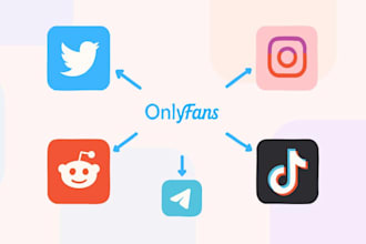promote your onlyfans, fanvue, adult web promotion, fansly, patreon page