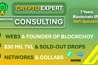 be your specialized web3 and crypto marketing consultant